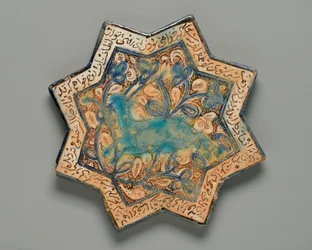 Azulejo, Estrella de ocho puntas, siglos XIII-XIV